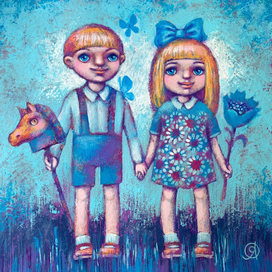 "Мальчик с девочкой дружил..."