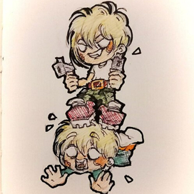 персонажи виде граффити