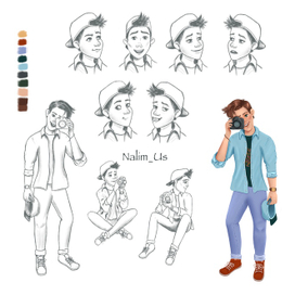 Концепт персонажа для фотостудии (фотограф)