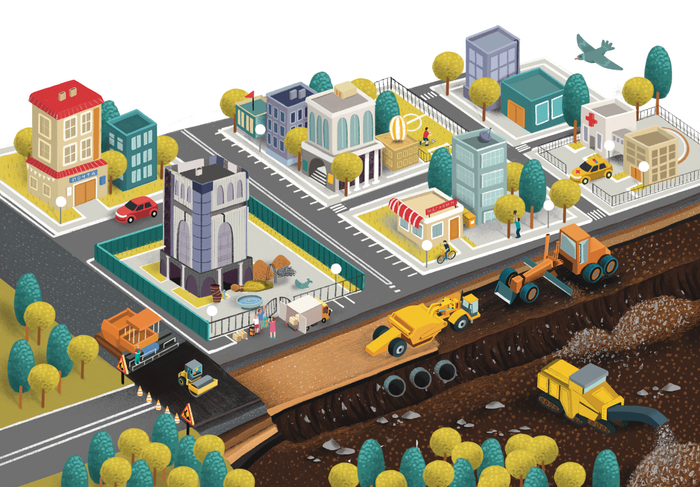 В книгу про стройку