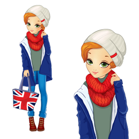 Девочка с сумкой