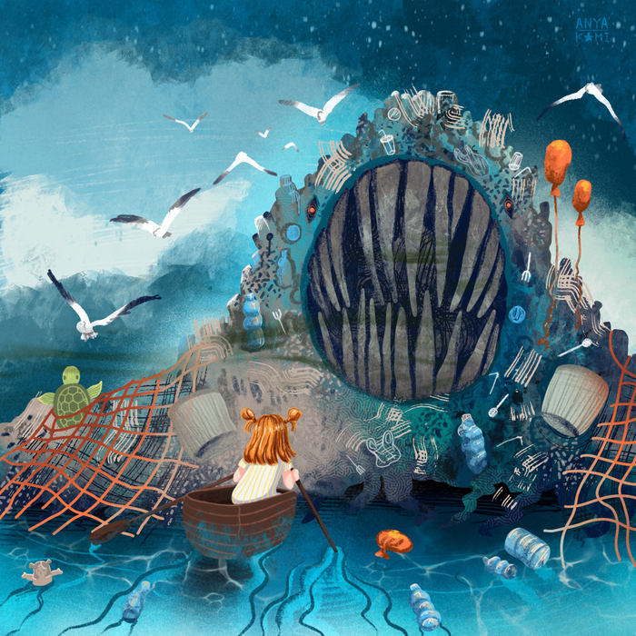 Монстр из Пластика в Океане