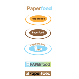 Варианты логотипа для компании Paperfood
