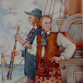 Паганель и Мак Наббс. Дети капитана Гранта