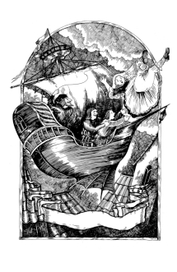 Иллюстрация к сказке Тикки Шельен «Корабль дураков»