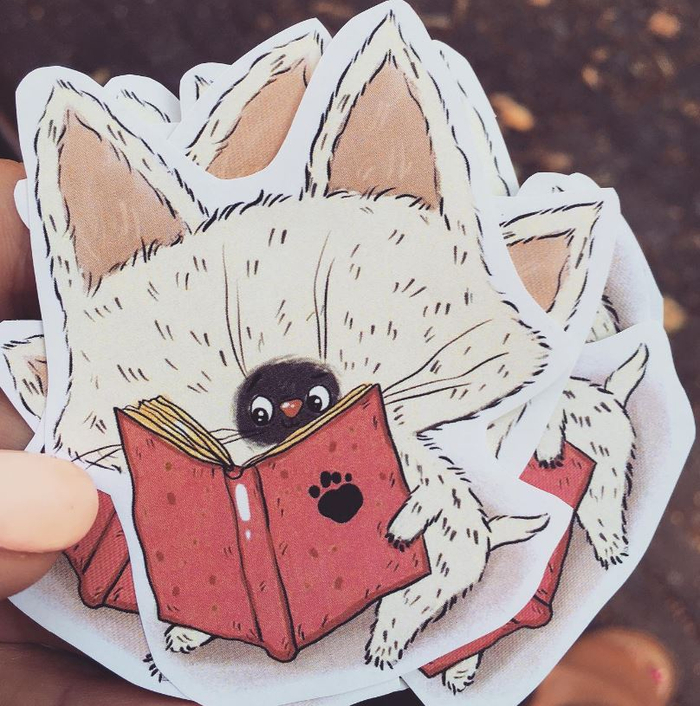 Стикеры, цифровой персонаж