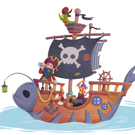Пиратский корабль