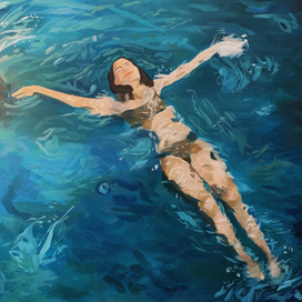 Картина акрил, холст