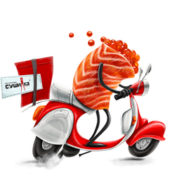 Доставка японской кухни :)