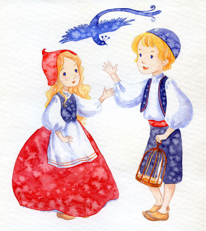 Синяя птица.