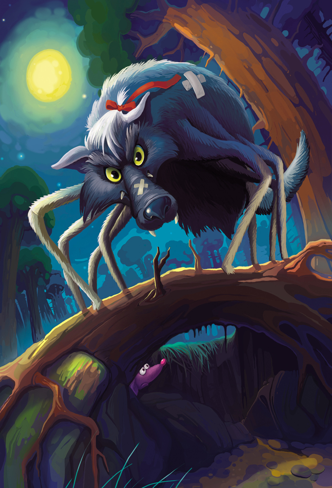 4. Иллюстрация к книге Е. Матюшкиной "Кот да Винчи. Оборотень разрушенного замка"