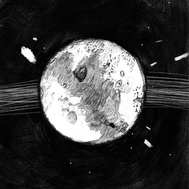 Иллюстрация из серии к книге В. Денисова "Апрель это второй месяц весны"