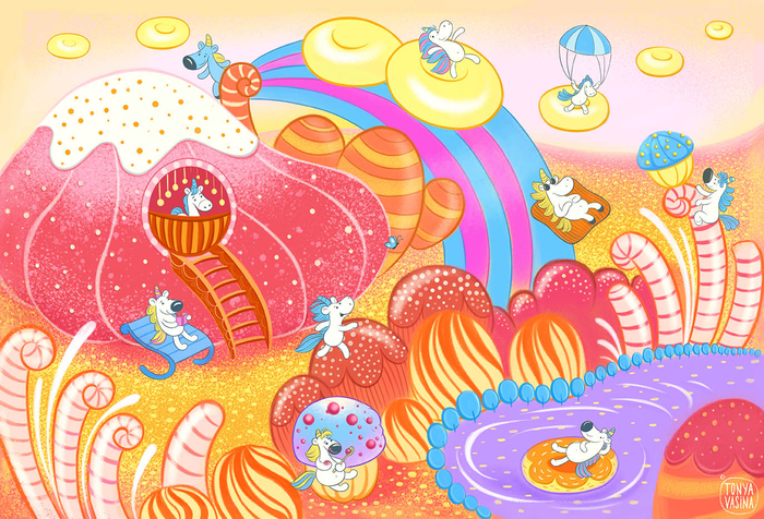 Единороги - пазл