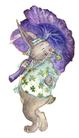 Иллюстрация А.Саксе "Сказки о цветах: латышский букет" 2