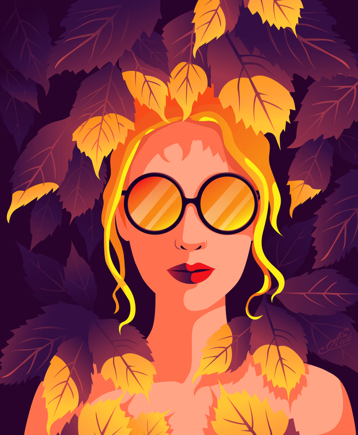 Желтый портрет