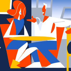 Иллюстрации для медиапроекта Zima