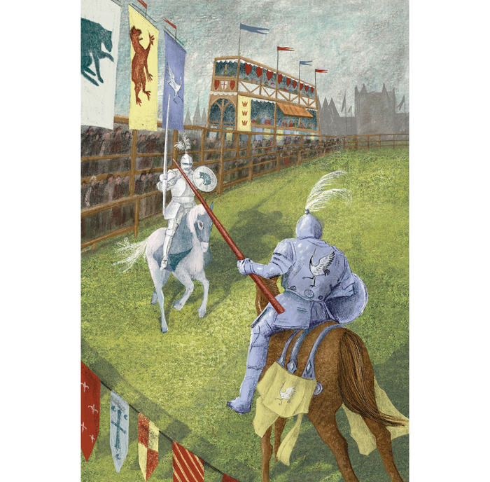 Иллюстрация для книги  «Оруженосец», издательства "Пять четвертей" 