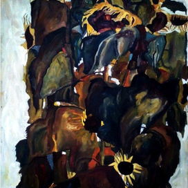 Копия Шиле "Подсолнухи"