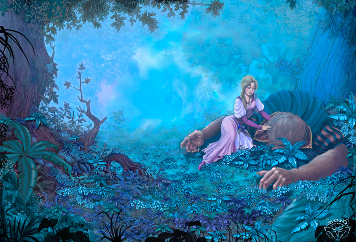 К сказке..-Аленький цветочек..