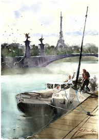 Париж.Сена.