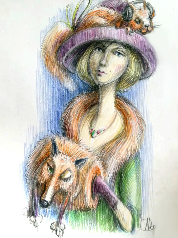 Мамзель с друзьями