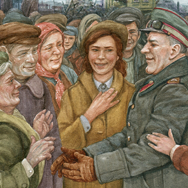 В освобождённом Киеве