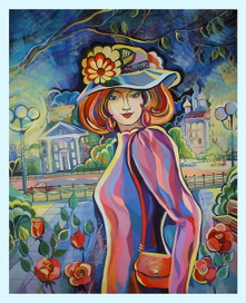 Девушка в шляпке