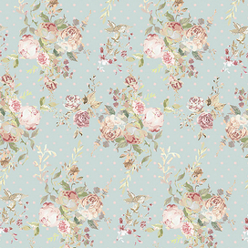 Russian vintage. Winter garden.