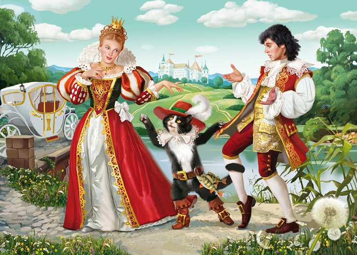 иллюстрация для пазлов 