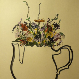 Чайник с цветами