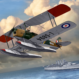 Queen Bee DH.82B (box art for Print Scale)