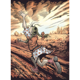 Элли спешить спасать Тотошку цвет