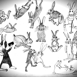 Скетч."Зайцы.