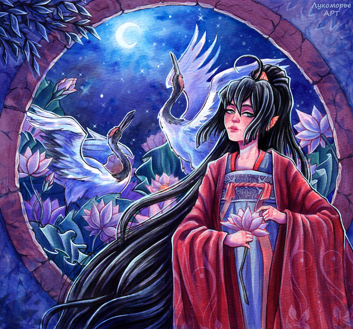 Ночь в саду