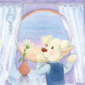 Иллюстрация к книге "Маленькие Эльфики в мире моды" 