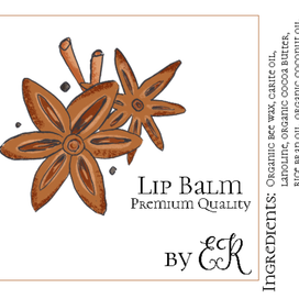 Наклейка на бальзамы ручной работы
