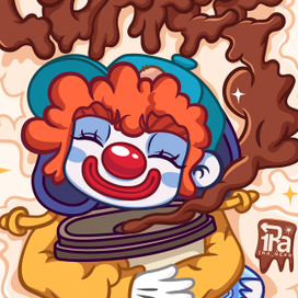 Персонаж "Клоун кофеман" :)