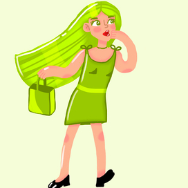 Создание персонажа. Хуманизация бренда "Золотое яблоко"