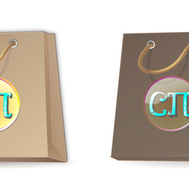 пакеты со знаком-логотипом