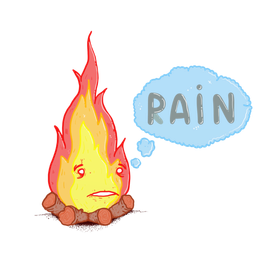 Pain = Rain