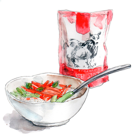 Фуд-иллюстрация, фуд-скетч. 