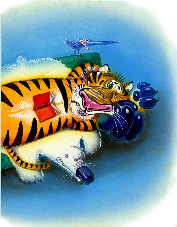 Рисунок к титулу для "Крокодила"