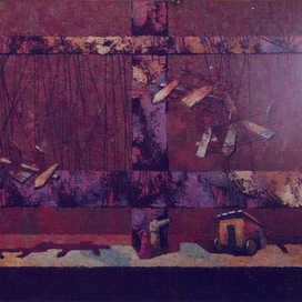 "Мамаша Кураж и ее дети" эскиз декораций