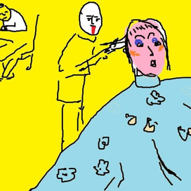 а парикмахер злодей