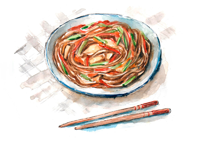 Гречневая лапша