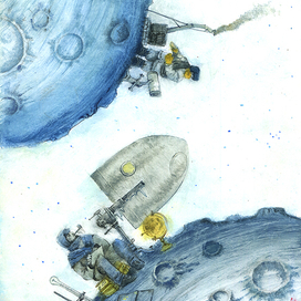 полет вокруг луны