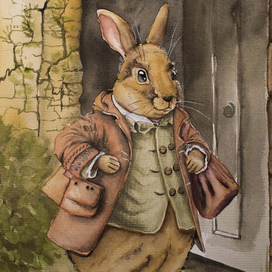 Товарищ Кроликов идет по важным делам