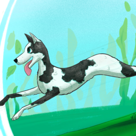 Собака-русалка