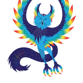 Радужнокрылый сова-кот