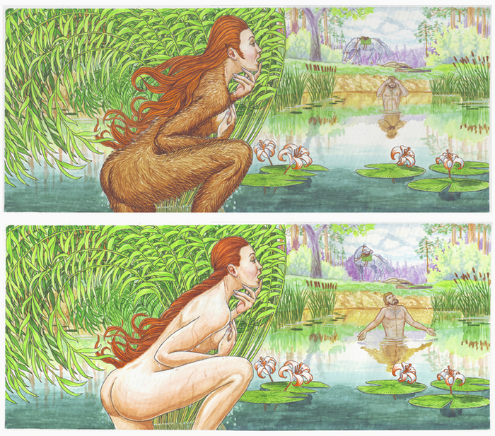 Преображение лесной девы.